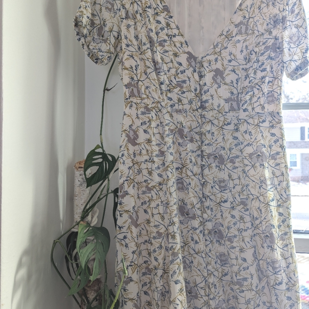 Free people soft floral dress mystic magnolia - Picture 7 of 9